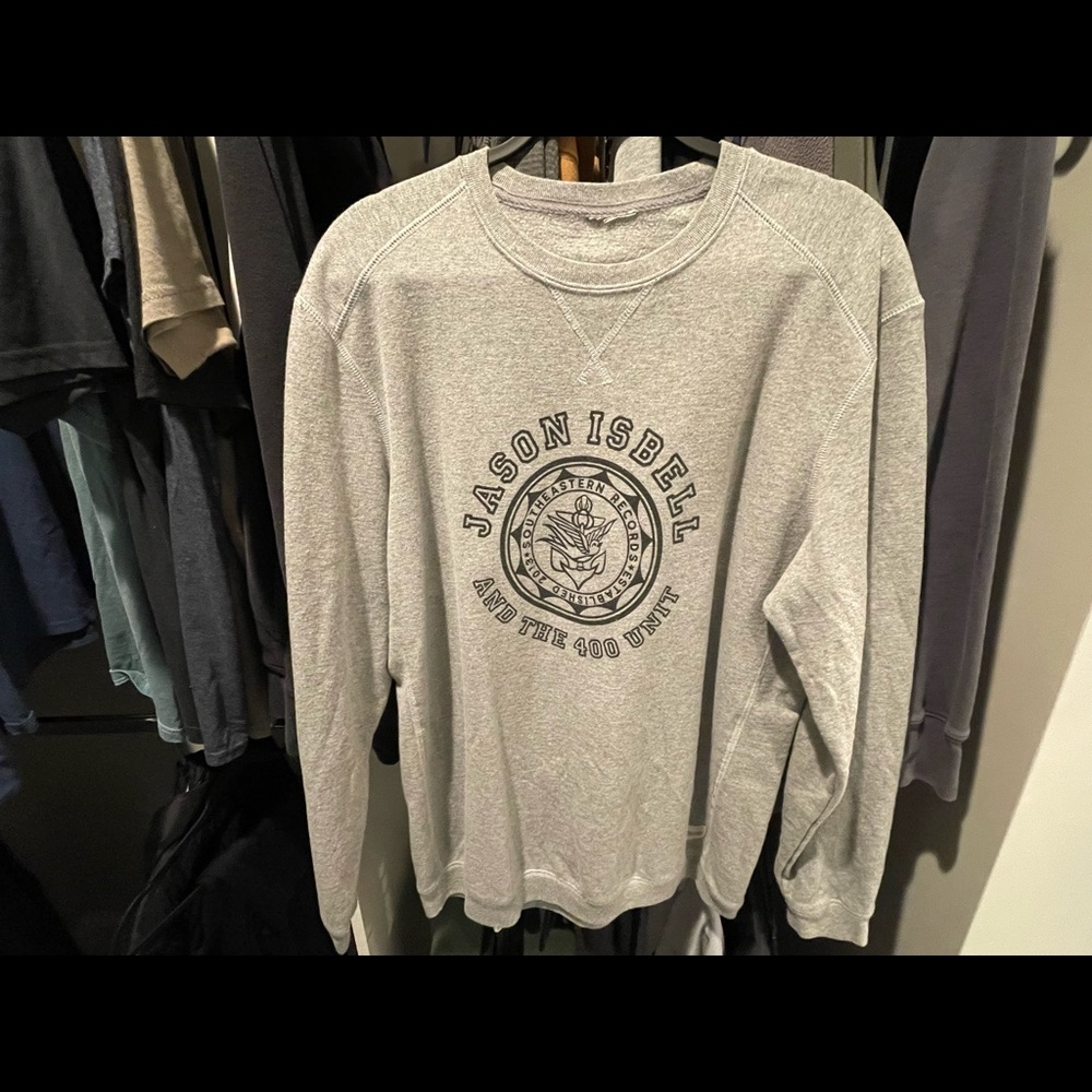 Jason Isbell concert sweatshirt large